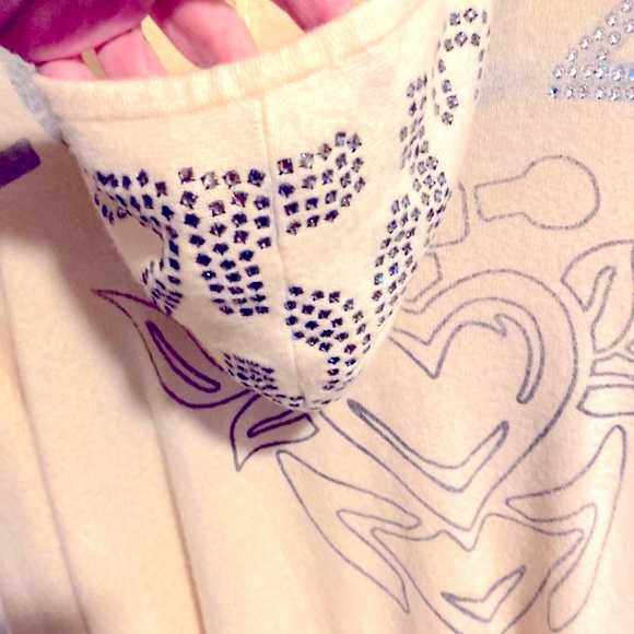 NWOT Vintage Great China wall cream limited edition  cashmere zip up  sweater - Picture 2 of 8